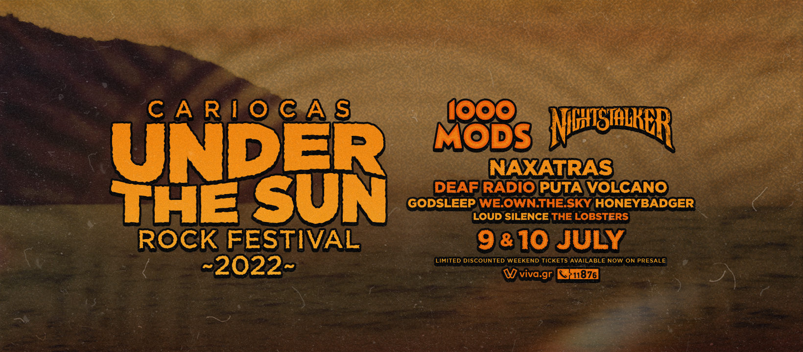 Under the Sun Cariocas Rock Festival 2022 - line up