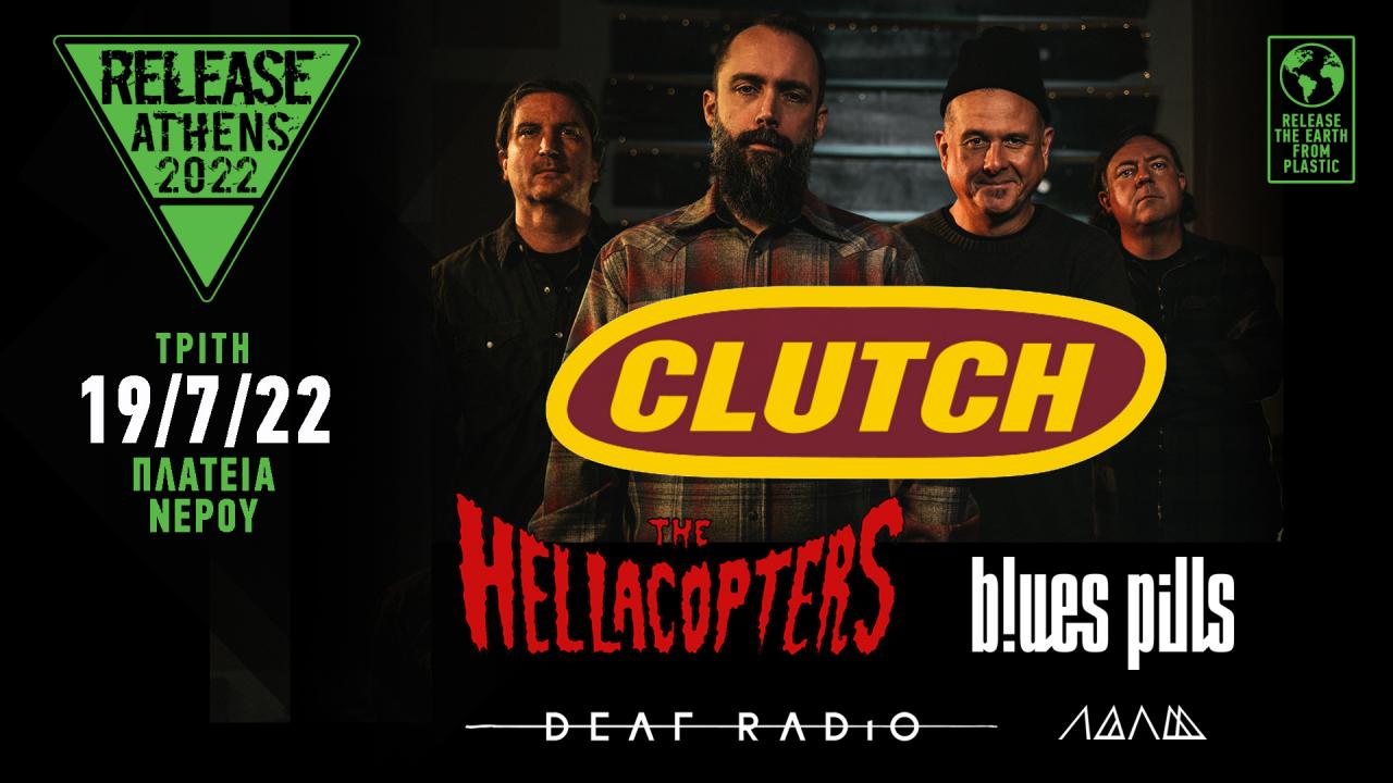 Clutch Hellacopters Blues Pills Release Athens 2022