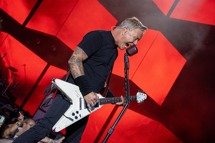 Ο James Hetfield στο Madcool Festival - Μαδρίτη 2022