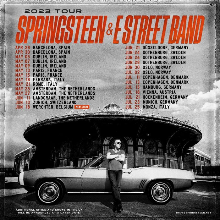 Bruce Springsteen - Ευρωπαϊκή περιοδεία 2023