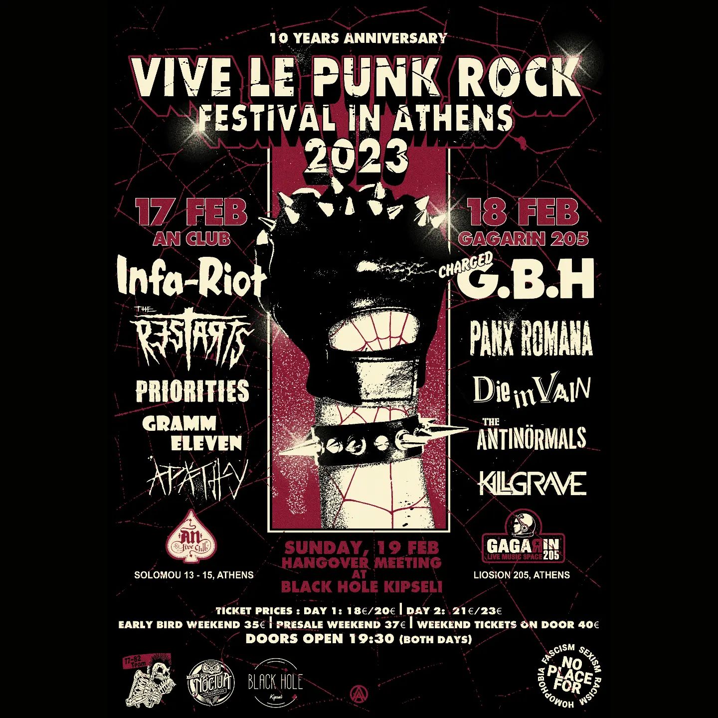 10 χρόνια Vive Le Punk Rock Festival 2023 - Συγκροτήματα