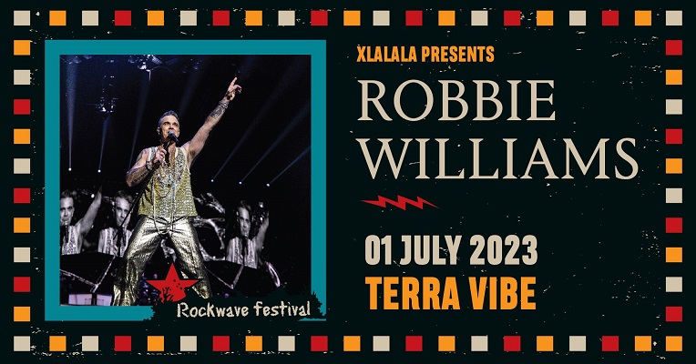 Ο Robbie Williams στο Rockwave Festival 2023