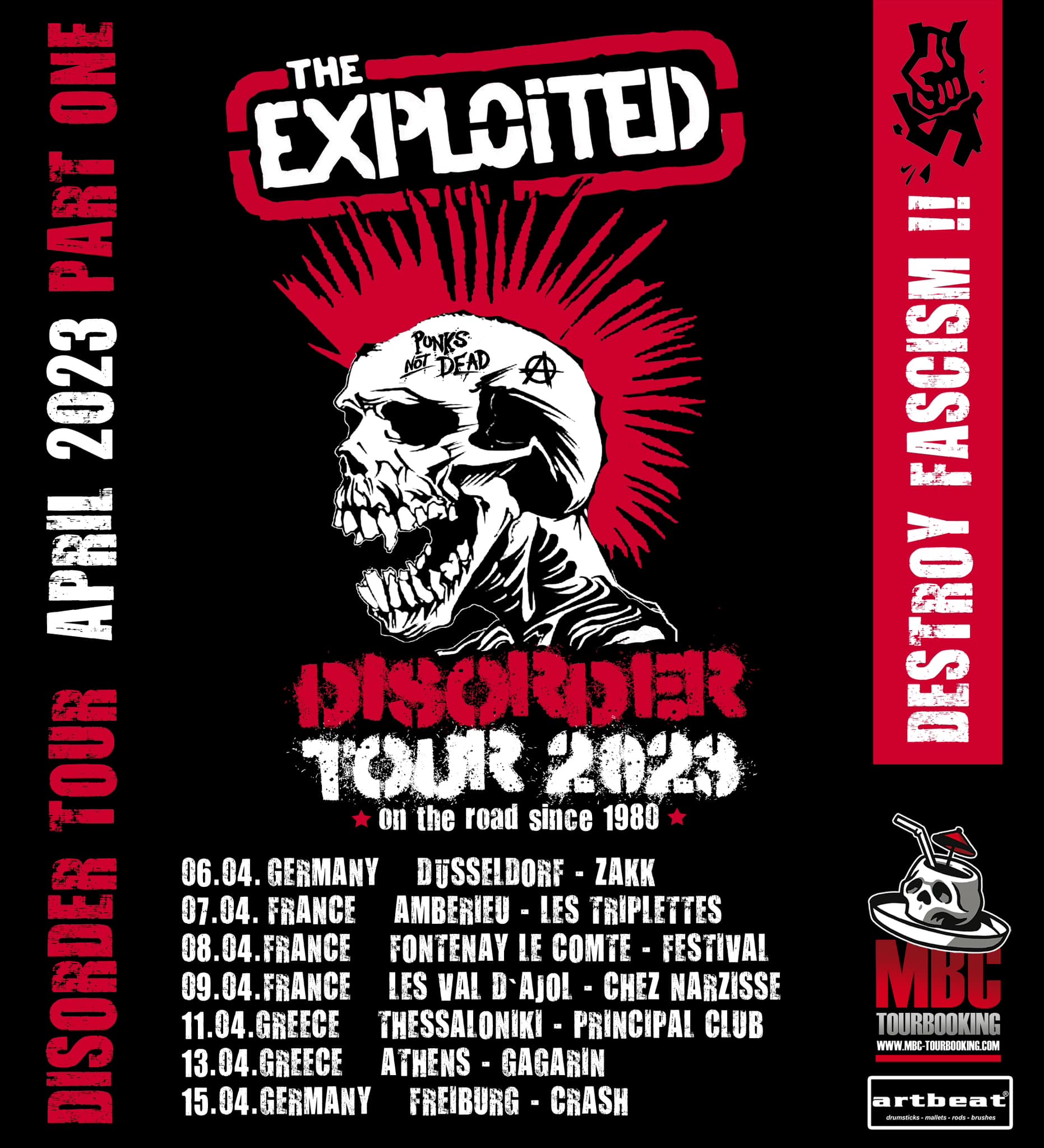 The Exploited live in Greece 2023