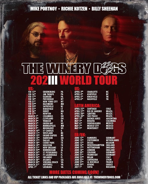The Winery Dogs - Tour 2023
