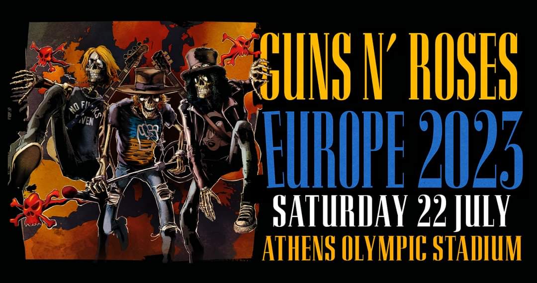 Guns n' Roses Live Ολυμπιακό Στάδιο Αθήνα 2023