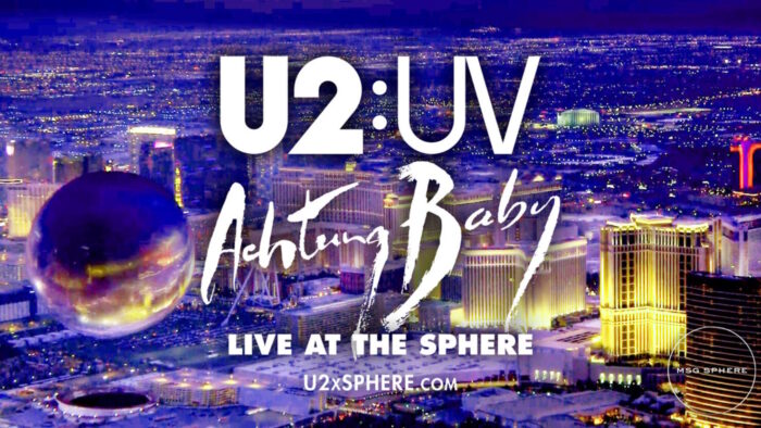 U2 live in Sphere - Las Vegas