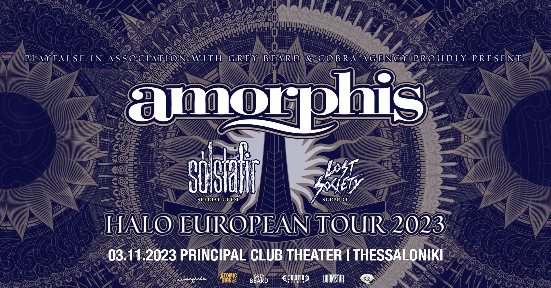 Amorphis και Sólstafir live - Αθήνα και Θεσσαλονίκη 2023