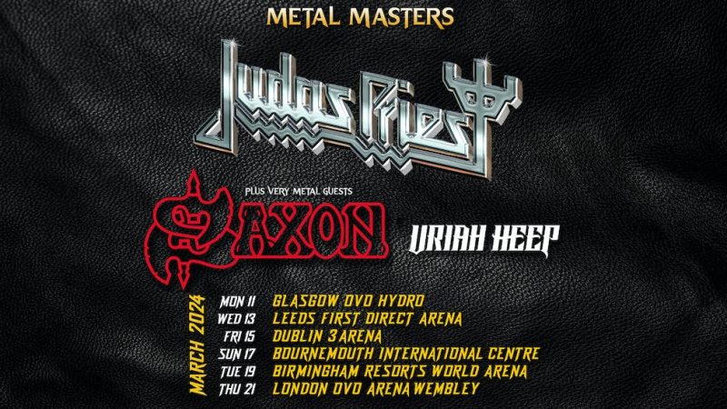 Judas Priest - Περιοδεία Μαρτίου 2024