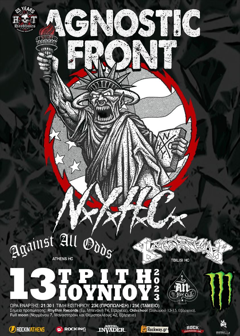 Agnostic Front live in Athens 2023