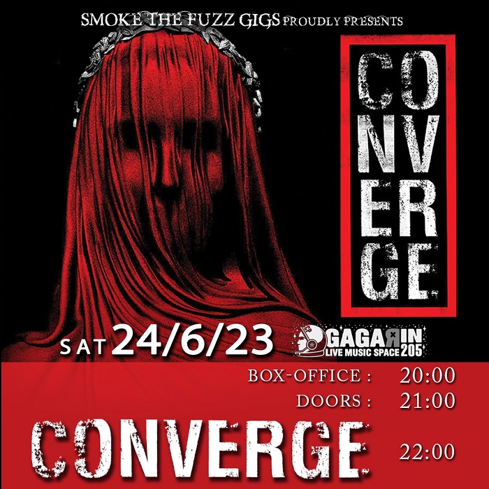 Converge live in Athens 2023 - Πρόγραμμα - ώρες εμφανίσεων