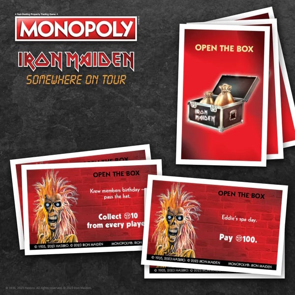 Iron Maiden Monopoly Community Chest