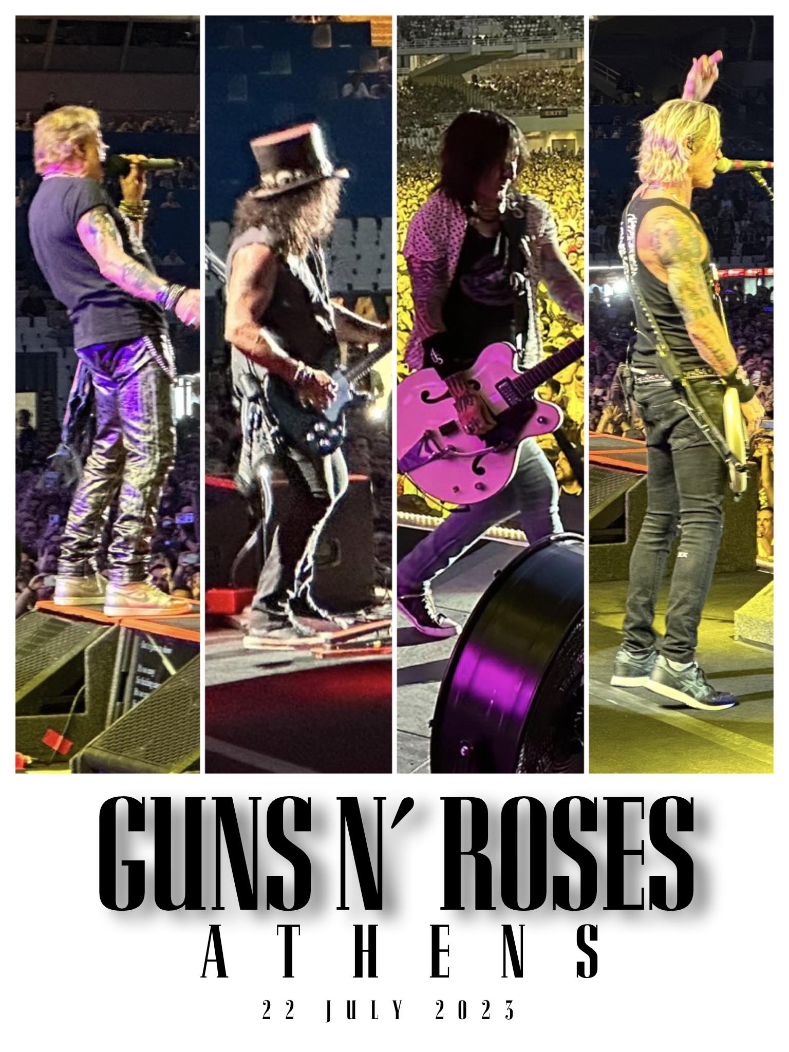 Guns N' Roses live in Athens 2023