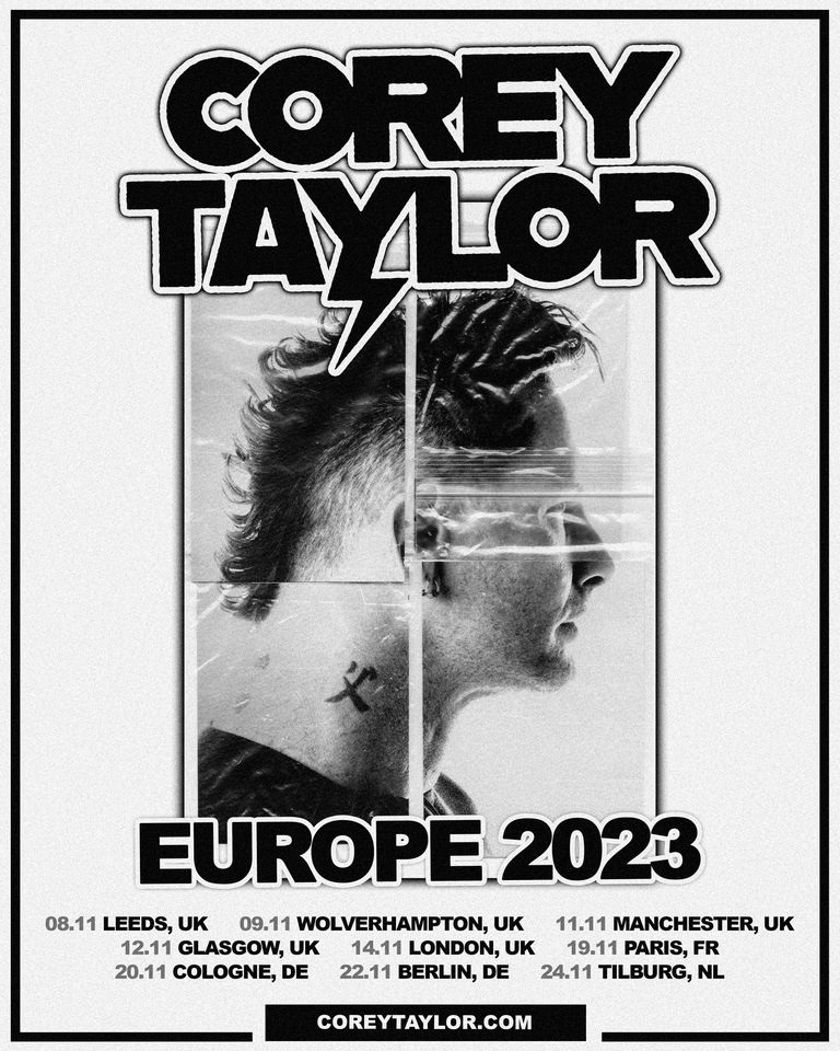 Corey Taylor ευρωπαϊκή περιοδεία 2023