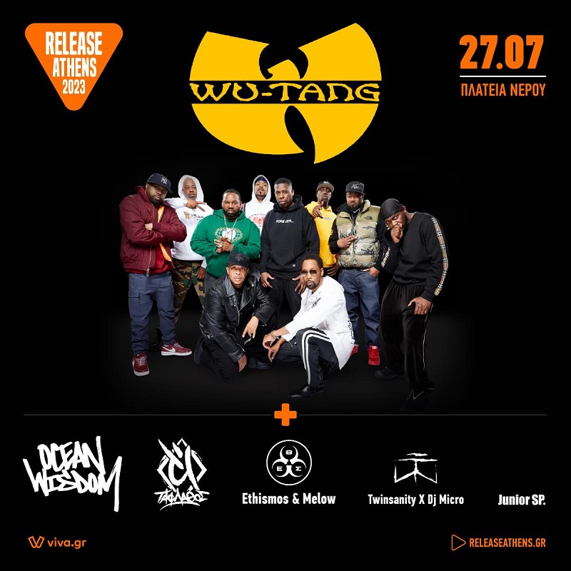 Wu Tang Clan live Release Athens 2023