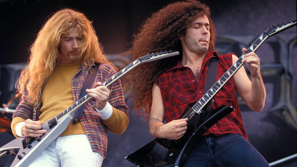 Marty Friedman και Dave Mustaine (Photo by Mick Hutson/Redferns)