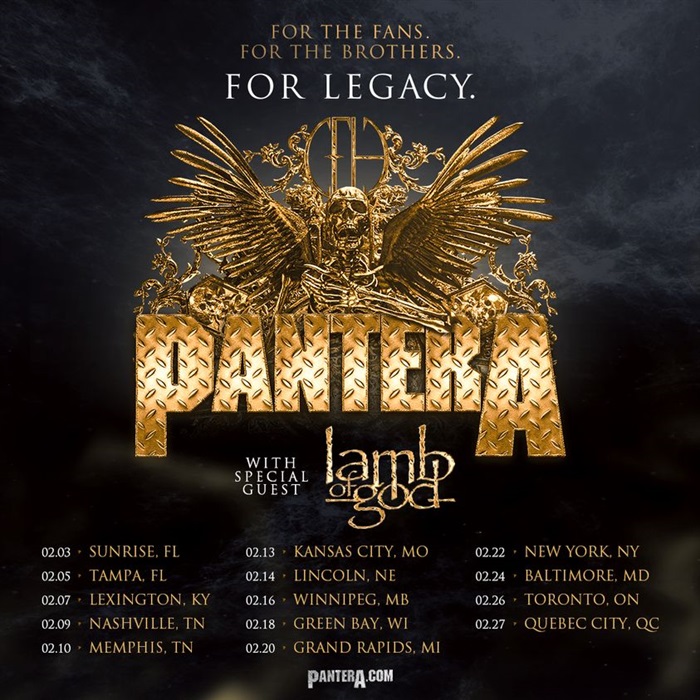 Pantera και Lamb of God 2024