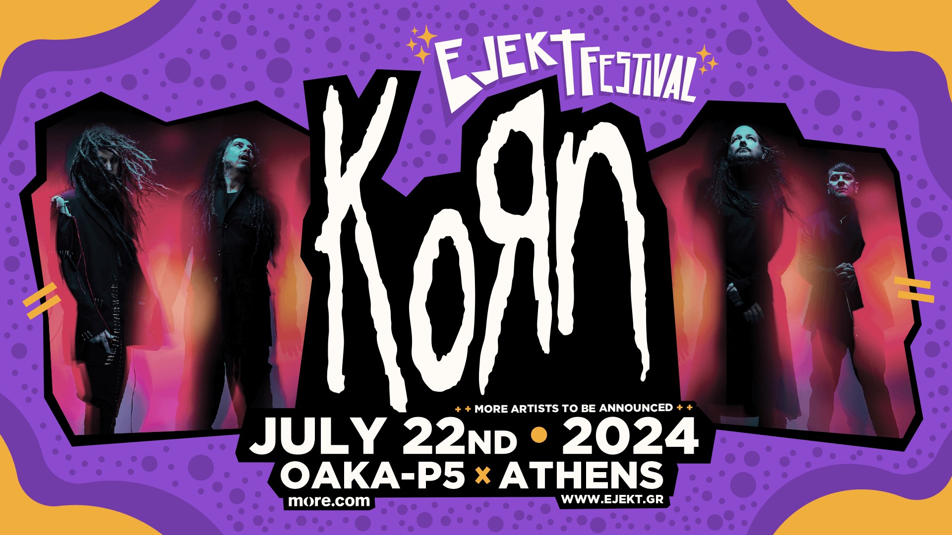 Korn live in Athens, Greece 2024