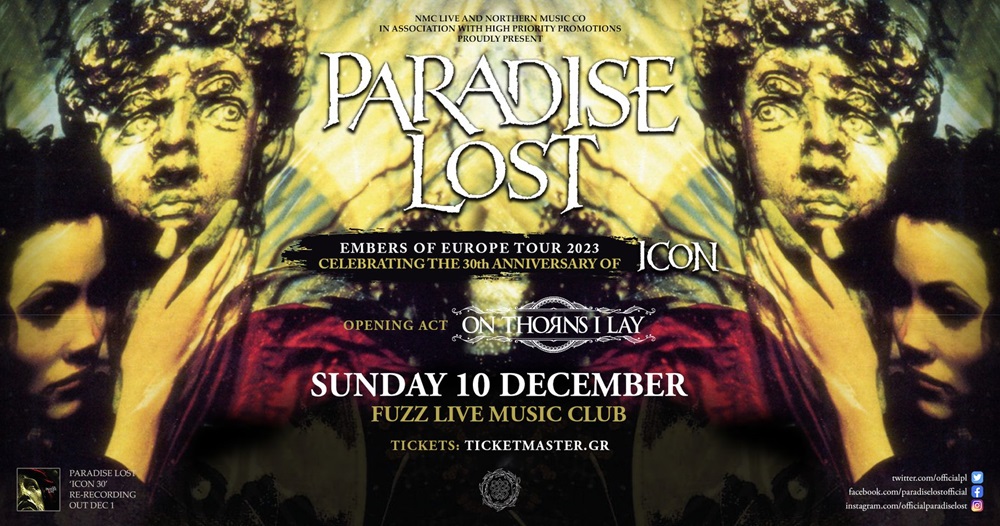 Paradise Lost live in Athens 2023
