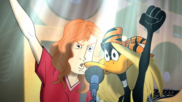 Dave Mustaine και Duck Dodgers