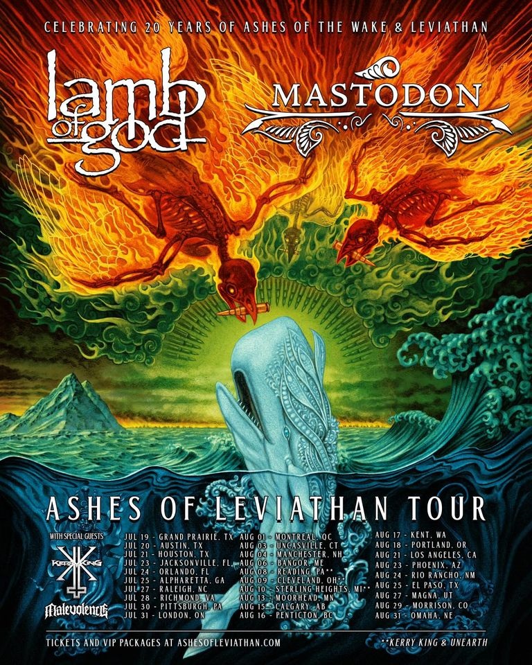 Lamb of God και Mastodon - περιοδεία