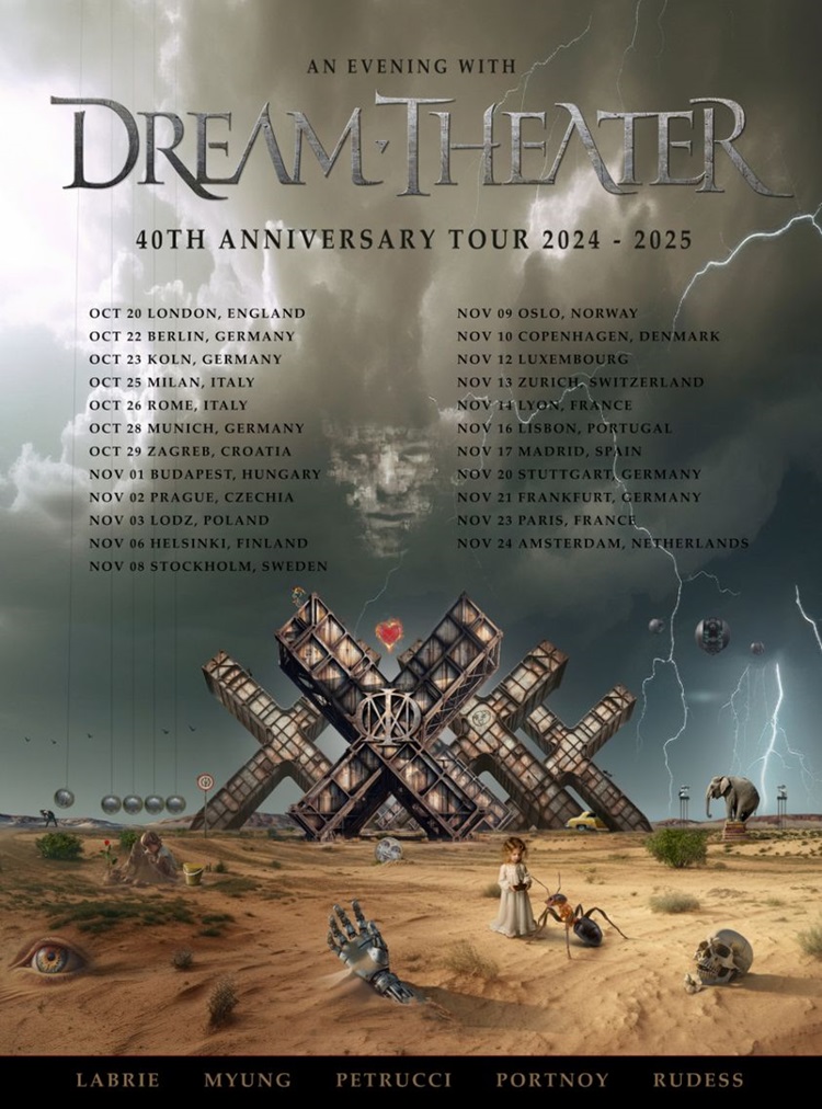 Dream Theater tour 2024