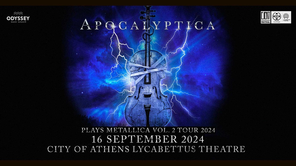 Apocalyptica plays Metallica το Σεπτέμβριο στο Θέατρο Λυκαβηττού